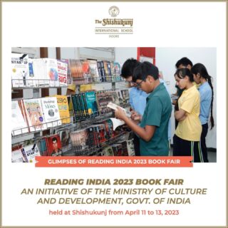 The Ministry of Culture and Development, Government of India organised a BOOK FAIR in our school under the project: Reading India 2023.

Over 1000 books were on display and sale in our campus on 11, 12 and 13 April 2023. The range of books included fantasy, Encyclopaedia, classical literature, novels, biographies and much more.

The book fair was indeed a treat for the book lovers and bookworms who were spoilt for choice looking at the range of books. For the others, it was a magnet, which compelled them to pick up a book and read!

#shishukunjindore #theshishukunjinternationalschoolindore #cbseschoolindore #cbseschoolmp #cbsemp #leteverybudbloom #shishyanshine #bookfair #readingindia2023 #books