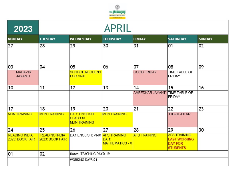 Academic Calendars 2023/2025 Free Printable Excel Templates