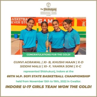 Congratulations to our exemplary Basketball Players. Yet again, they have shown us what they are made of. Dear Shishyans, you make your school proud!

#shishukunjindore #theshishukunjinternationalschoolindore #cbseschoolindore  #cbseschoolmp #cbsemp  #leteverybudbloom #shishyanshine #sgfibasketballwinners #girlsbasketball